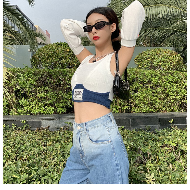 (a2692) áo phong cách Jennie show pretty savage ulzzang dệt kim lệch vai S M L (kèm video) | BigBuy360 - bigbuy360.vn
