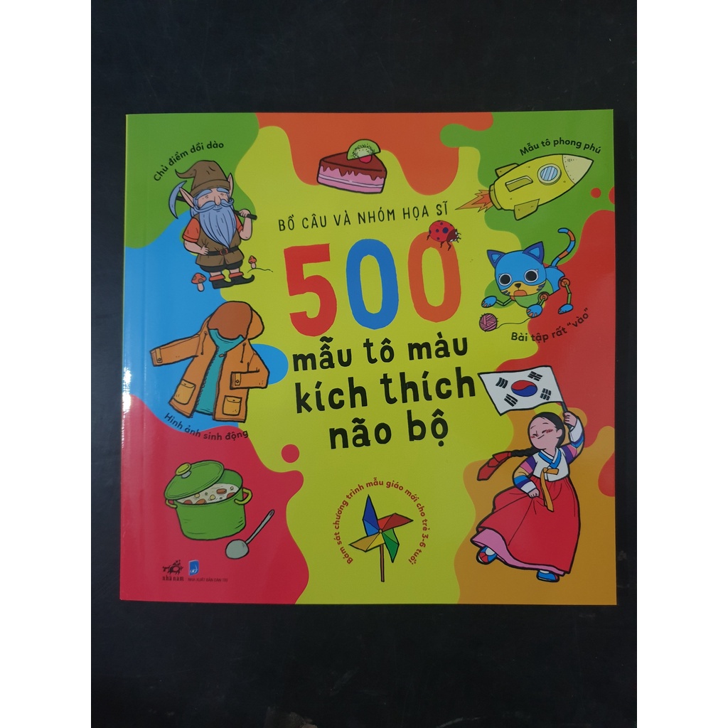 Sách Nhã Nam - 500 Mẫu Tô Màu Kích Thích Não Bộ