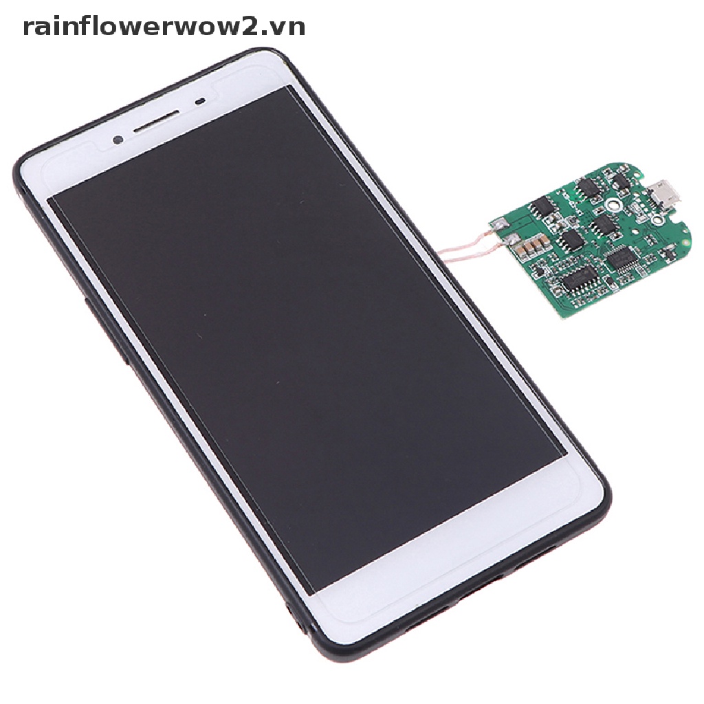 {flower} 1Pc 10W Qi Fast Wireless Charger PCBA Circuit Board Transmitter Module + Coil （f）