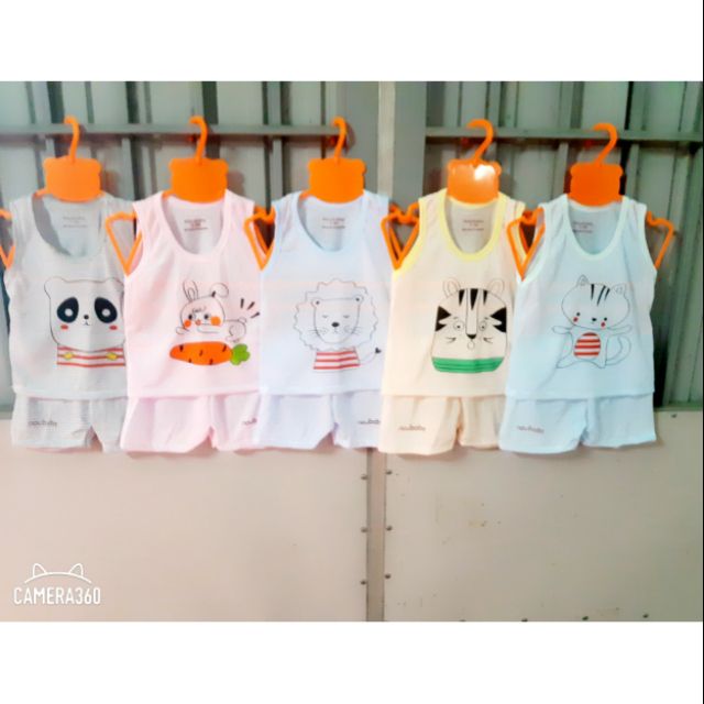 Sét 5 bộ sát nách Nobaby cho bé