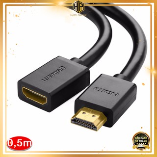Cáp HDMI nối dài 0.5m Ugreen 10140 màu đen chính hãng