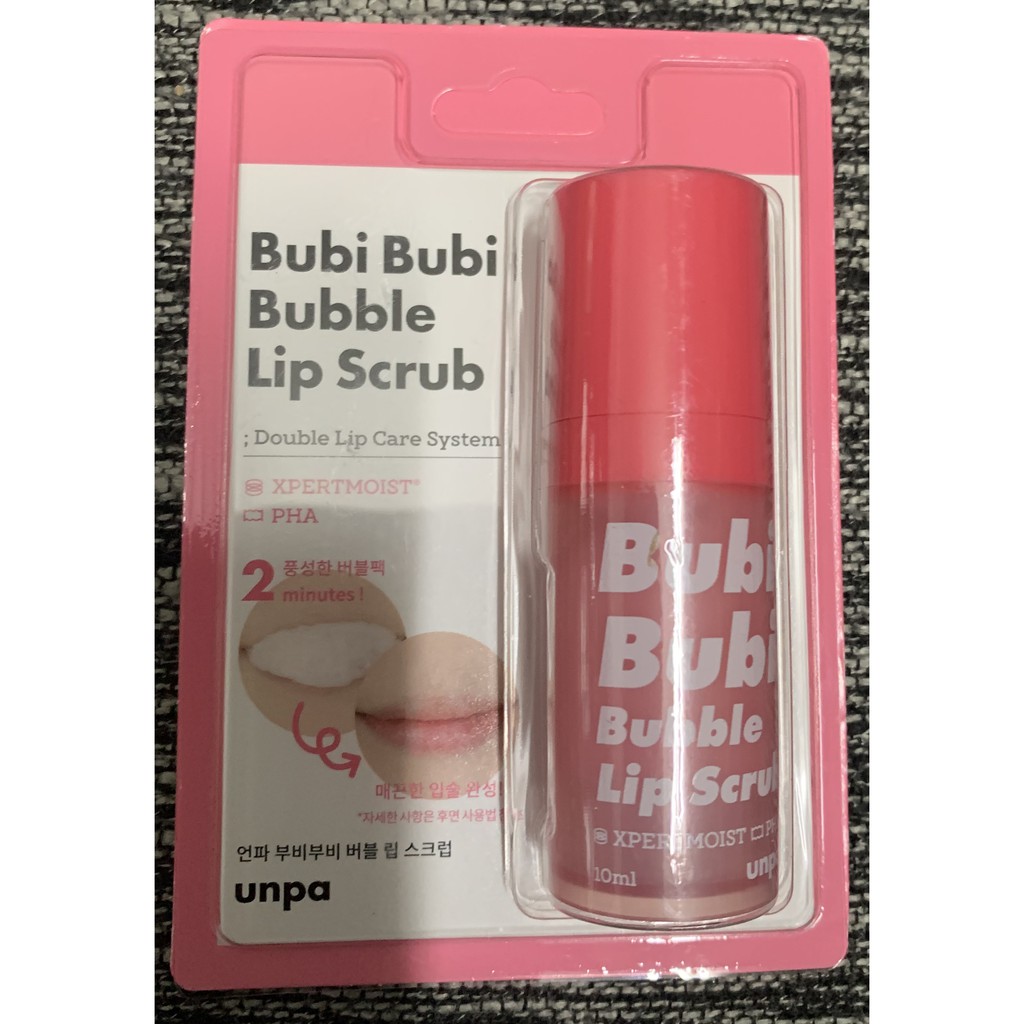 Tẩy da chết môi Unpa Bubi Bubi Lip chính hãng Hàn Quốc