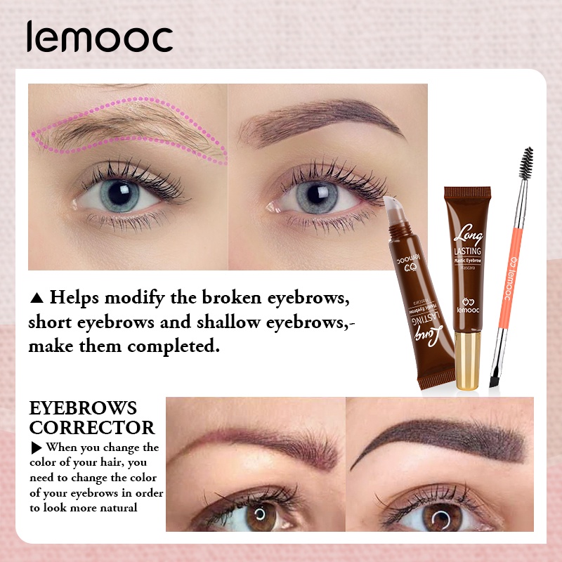 [Hàng mới về] Gel kẻ lông mày dạng lỏng lâu trôi chống thấm nước Lemooc
