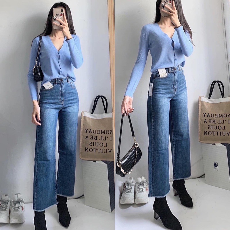 Quần culottes ngố lai tua siêu xinh