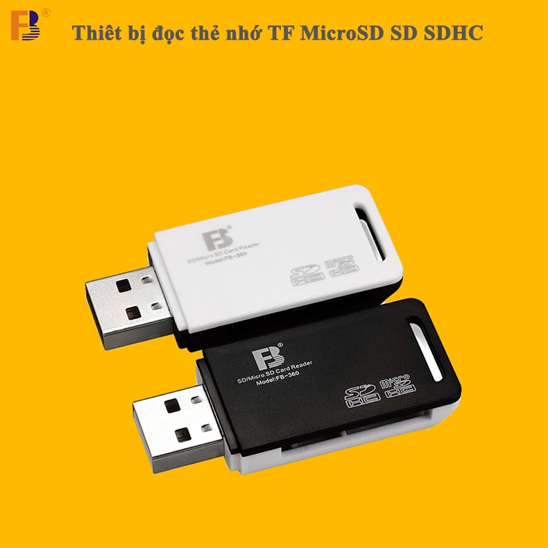Đầu đọc thẻ nhớ Micro SD/Micro SDHC nhỏ gọn, tiện dụng