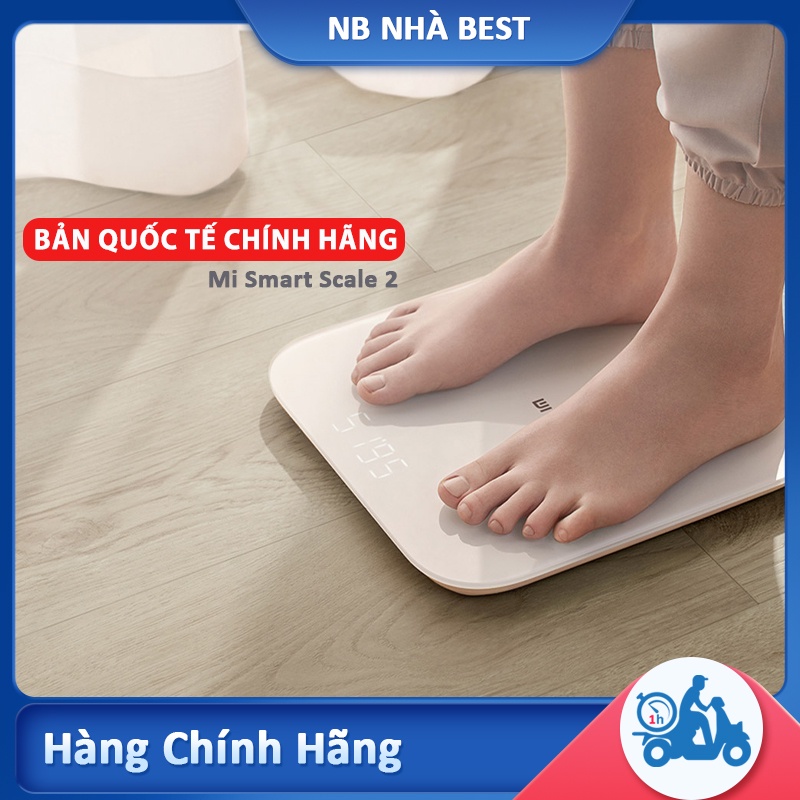 Cân Điện Tử Thông Minh Bluetooth Xiaomi Smart Scale Gen 2 – Bác Sĩ Gia Đình Trợ Lý Sức Khỏe - Hàng Chính