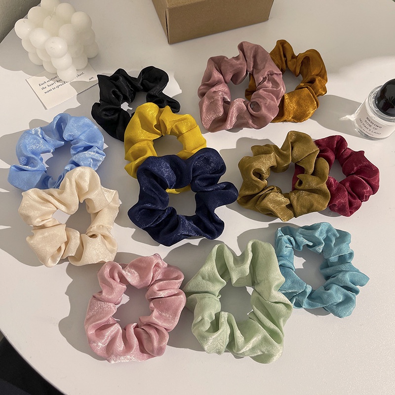 Cột tóc buộc tóc scrunchies đủ loại Hỉn Hỉn Store