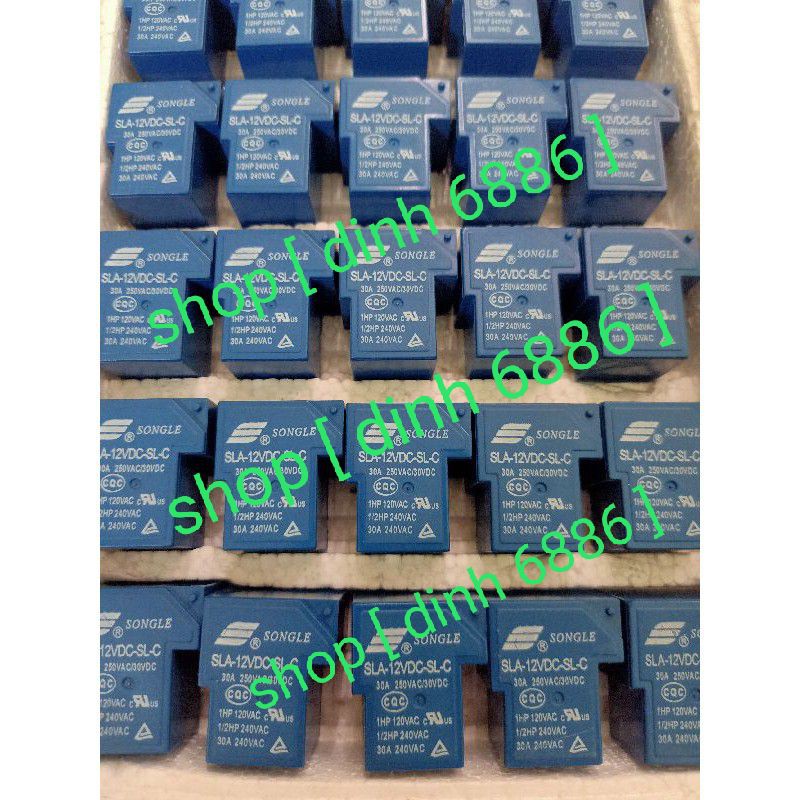 Rơ le 6 chân 12V 30A