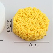 Khuôn Silicon Hình Vắt Mỳ - Làm Nến, Thủ Công, Handmade