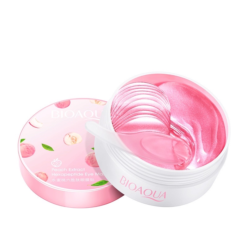 Mặt nạ mắt Bioaqua Giảm thâm mắt Mặt nạ chiết xuất đào Dưỡng ẩm Sáng Da Surica MNB07 (80gr)