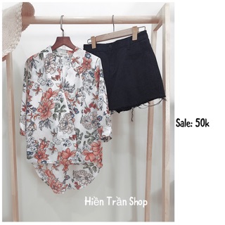 Áo sơ mi hoa chất đẹp