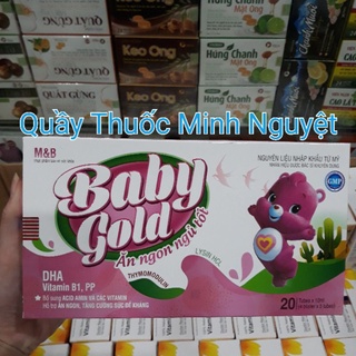 Baby Gold Ăn Ngon giúp bé ăn ngon ngủ tốt, bé thông mình, kích thích bé ăn ngon