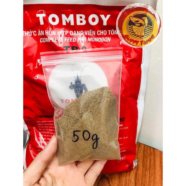 50g-100g-200g Cám TomBoy 0 hạt mịn Cho Cá Cảnh