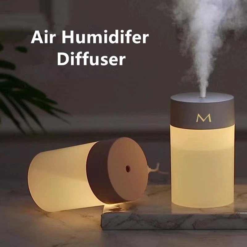 Máy khuếch tán tinh dầu Tạo Độ Ẩm Không Khí 260/360ML Tích Hợp Đèn LED