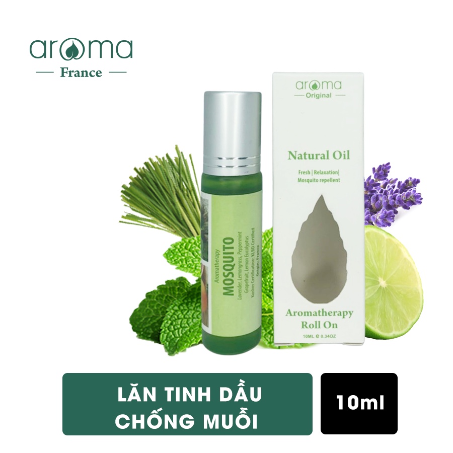 Dầu Lăn Thảo Mộc Aroma Thiên Nhiên Chống Muỗi - Mosquito 10ml