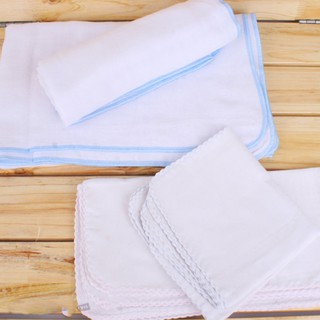 Combo 10 khăn sữa cao cấp và 02 khăn tắm 4 lớp - hàng xuất nhật