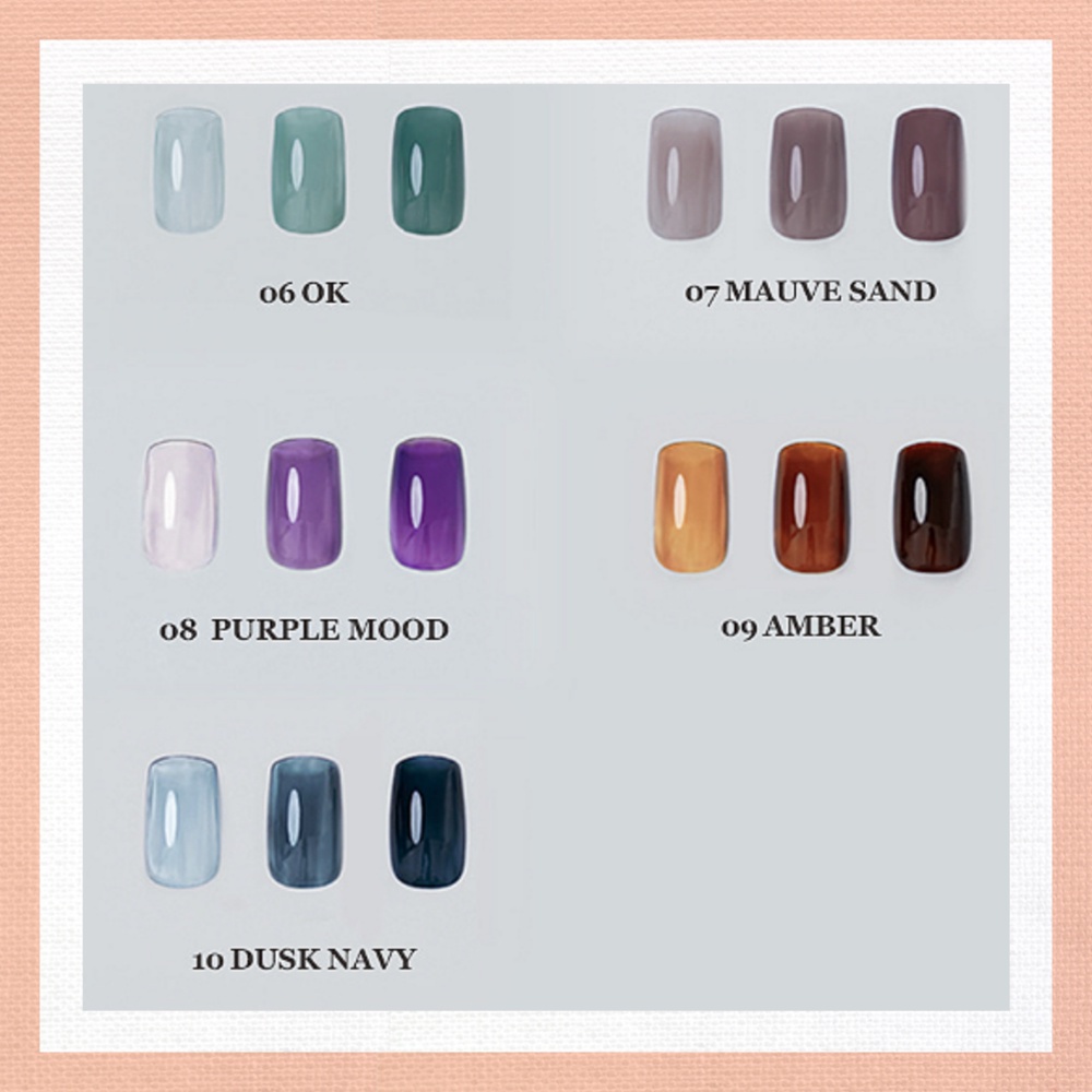 X_romand mood pebble sơn móng tay đáng yêu hàn quốc 7g