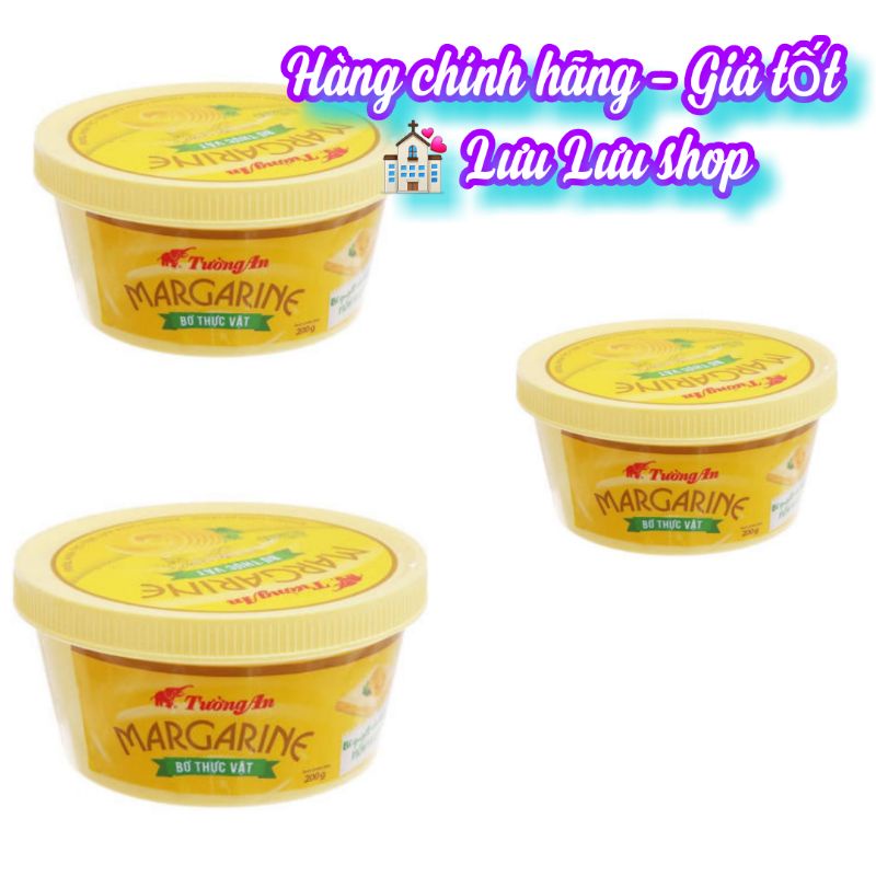 Bơ thực vật Tường An Magarine hũ 200 gr