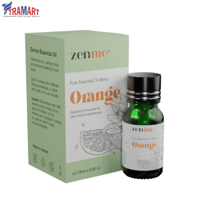 Lọ tinh dầu thiên nhiên Organic Zenme ZEN2015 10ml Orange (Cam)