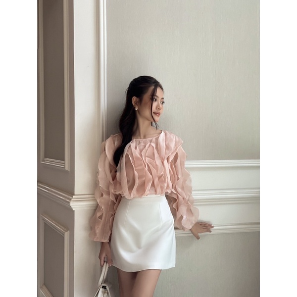 DE M’AIMER - áo ELSIE hồng xinh xắn