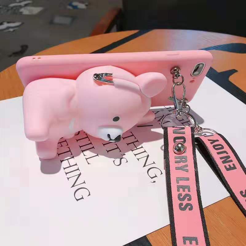 Ốp điện thoại kết hợp ví xu hình hoạt hình cho OPPO A31 A91 A5 A9 2020 A3S A5S F5 F7 F9 F11 Pro Reno 2F A12 A93