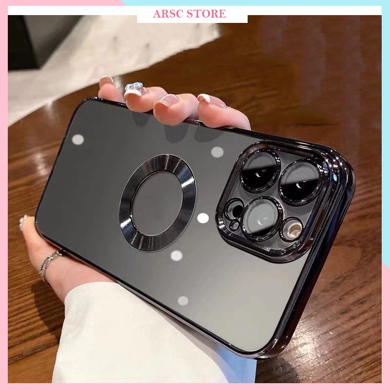 Ốp lưng iphone silicon mềm trong suốt sang trọng cho Iphone  X XS XS Max 11 12 13 14 15 Pro Max