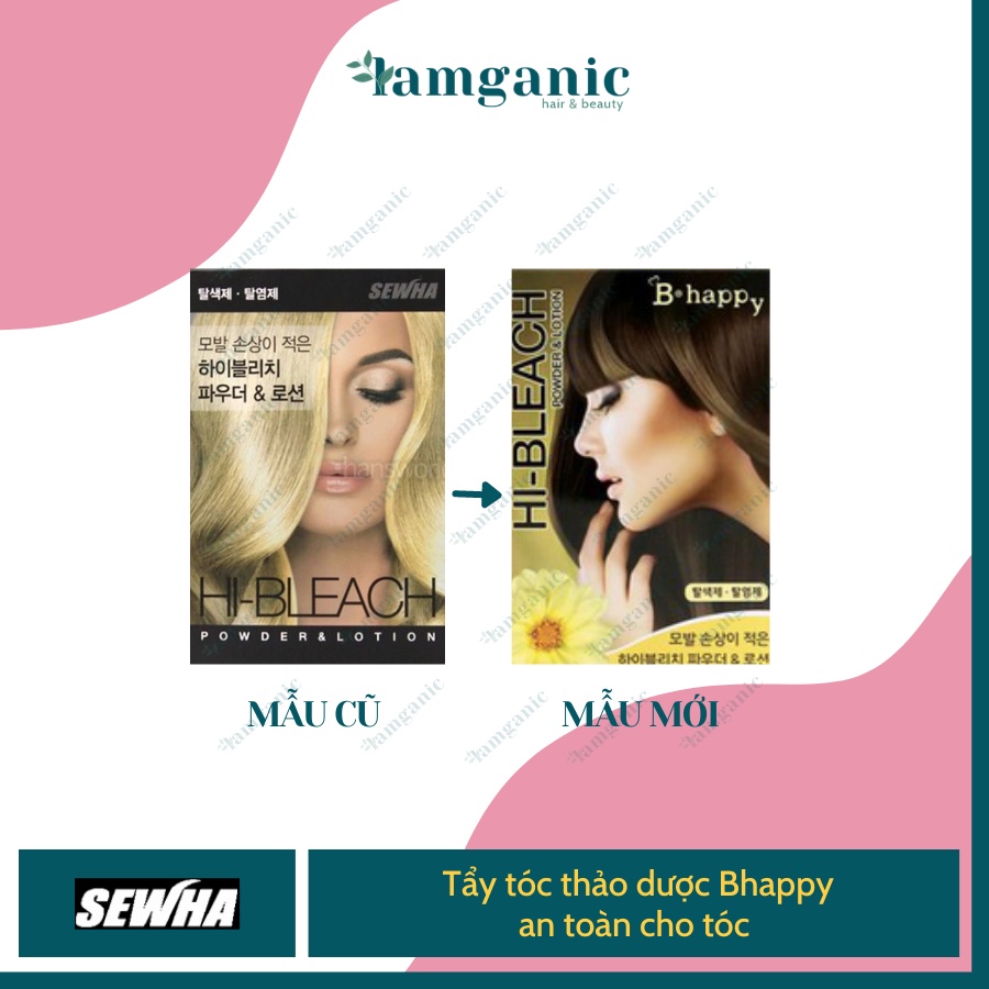 Tẩy tóc an toàn có dưỡng tóc B-Happy