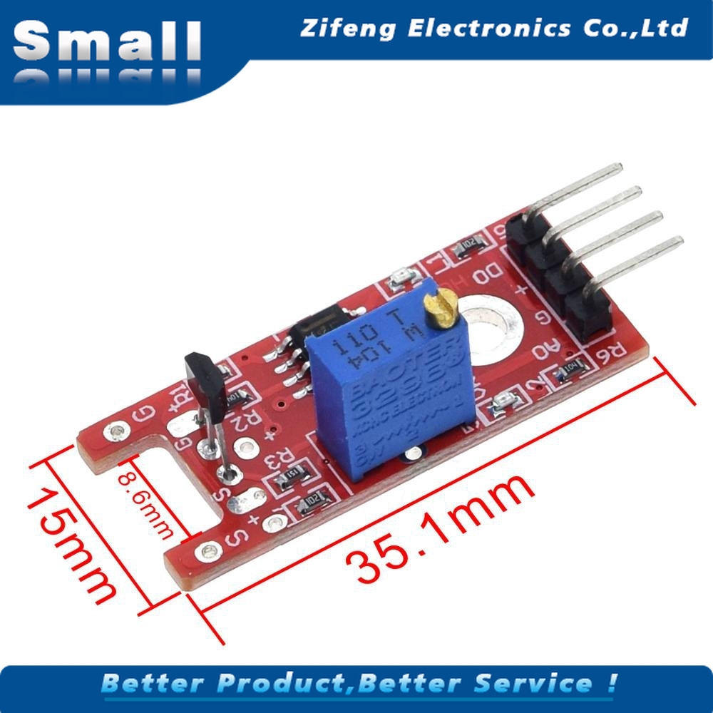 SENSOR Mô Đun Cảm Biến Tốc Độ Cho Arduino 4pin Ky-024