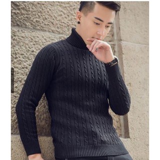 Áo Len Thừng, Cổ Lọ 5cm, Áo Len Nam , Nhiều Màu, Len Dệt VNXK Cao Cấp Dáng Slim Fit