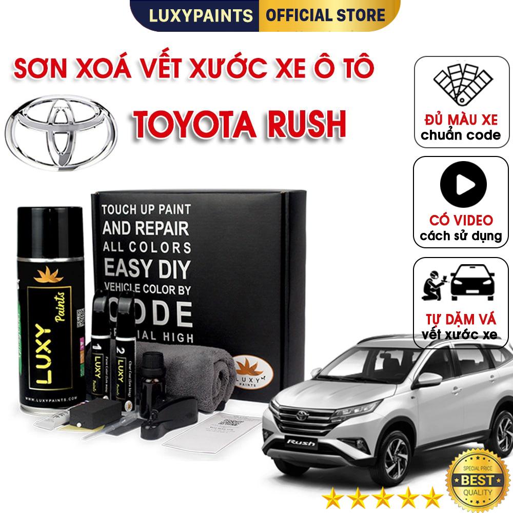 Sơn xóa vết xước xe ô tô Toyota Rush LUXYPAINTS, Bút tẩy xoá vết trầy xước sơn xe oto màu chuẩn CODE - LP01TORU