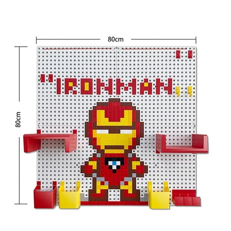 Bảng pegboard treo tường đa năng chủ đề Marvel
