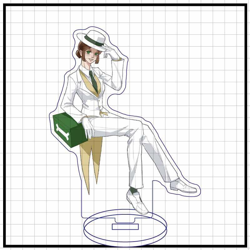 (TUXEDO) Standee Identity V game tượng acrylic standee anime mica chibi trang trí trưng bày mô hình