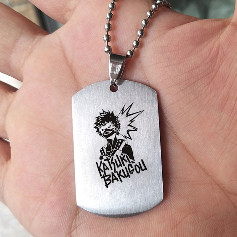 flowersqueen vòng cổ Mặt Chữ My Hero Academia