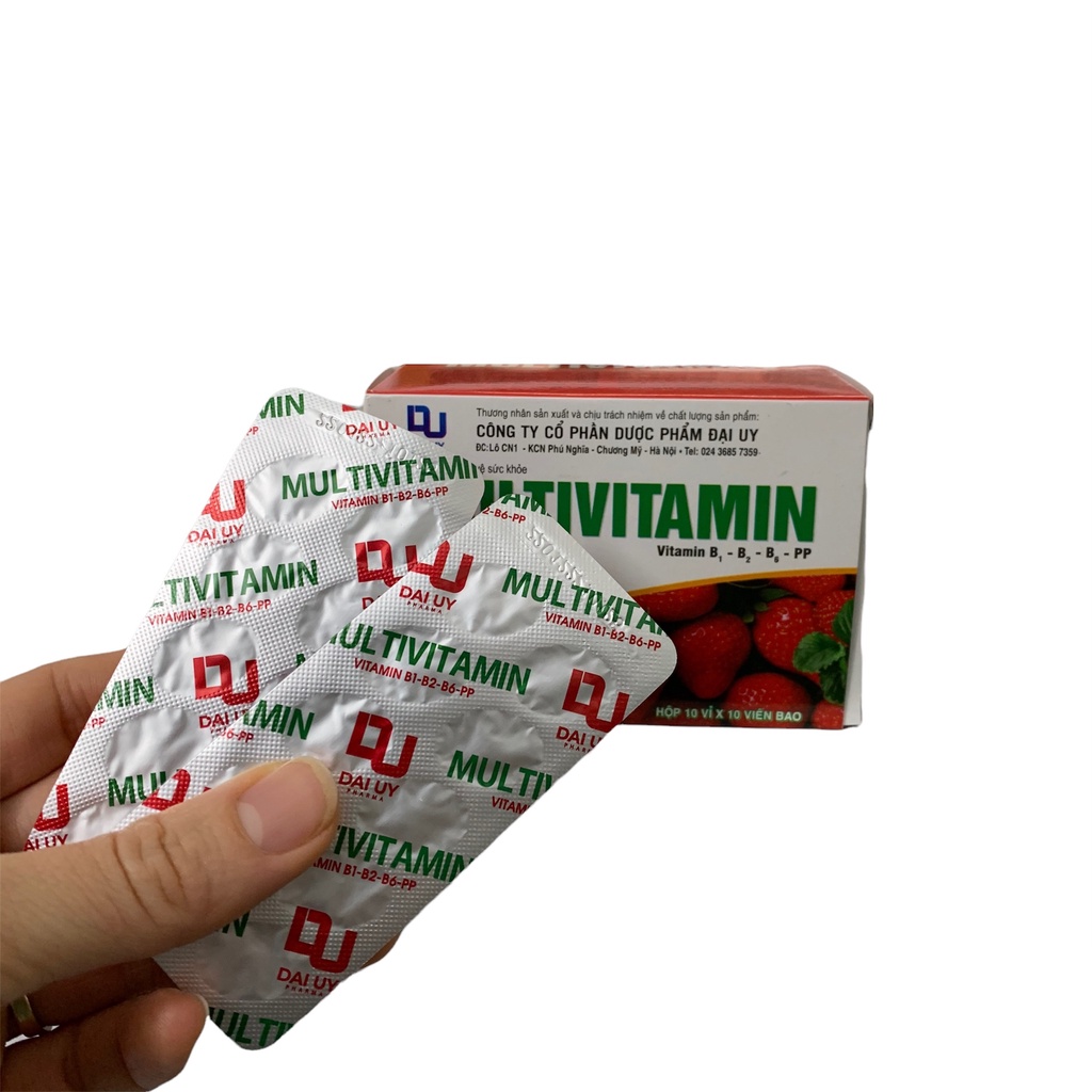 Multivitamin bổ sung vitamin cho cơ thể - Hộp 100 viên