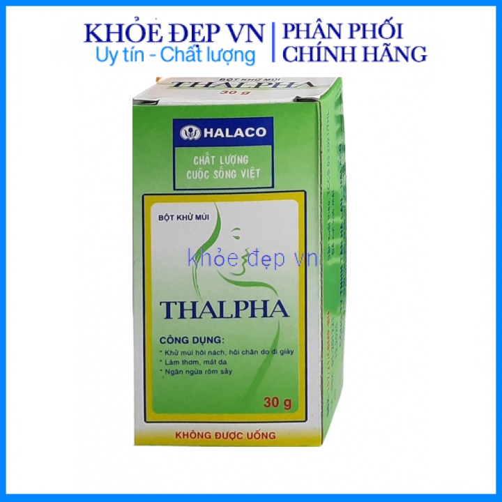 Bột khử mùi Tarpha - Khử mùi hôi nách, hôi chân - Giảm tiết mồ hôi - lọ 30 gam