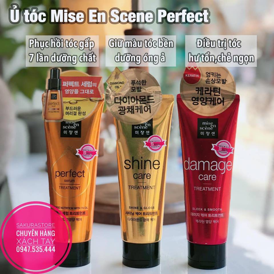 Ủ Tóc Phục Hồi Mise En Scene Perfect Serum Treatment | BigBuy360 - bigbuy360.vn