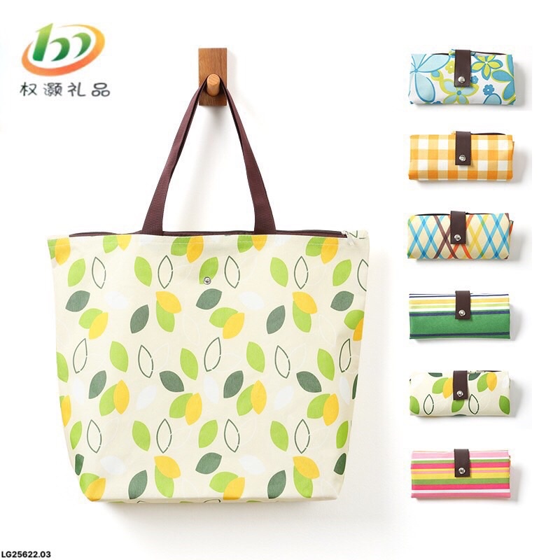 Túi Gấp Gọn Nhiều Màu Sắc Tiện Lợi