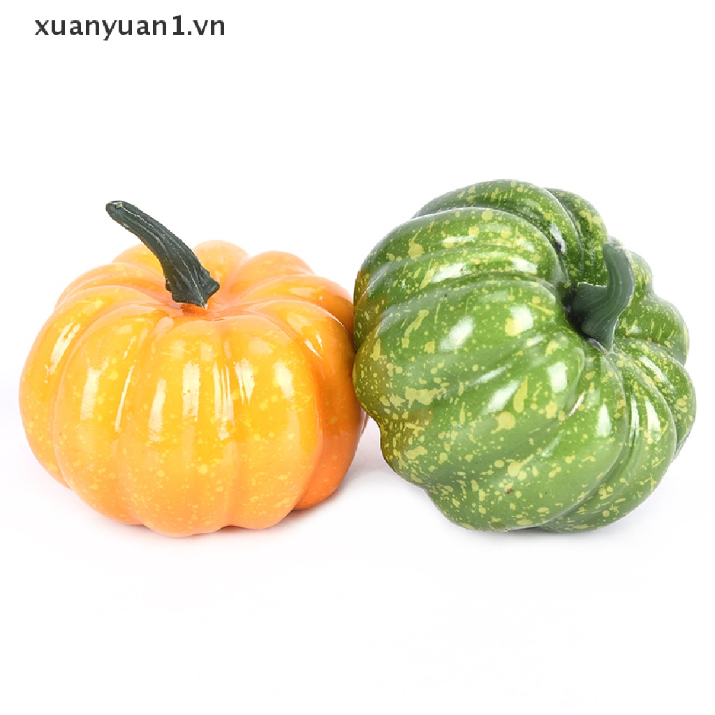 Bí Ngô Nhân Tạo Sống Động Như Thật Trang Trí Nhà Cửa
