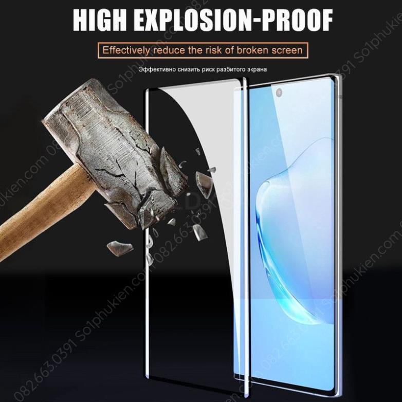 Kính cường lực Samsung Note 20 Ultra full màn, full keo, full bo cong toàn màn hình