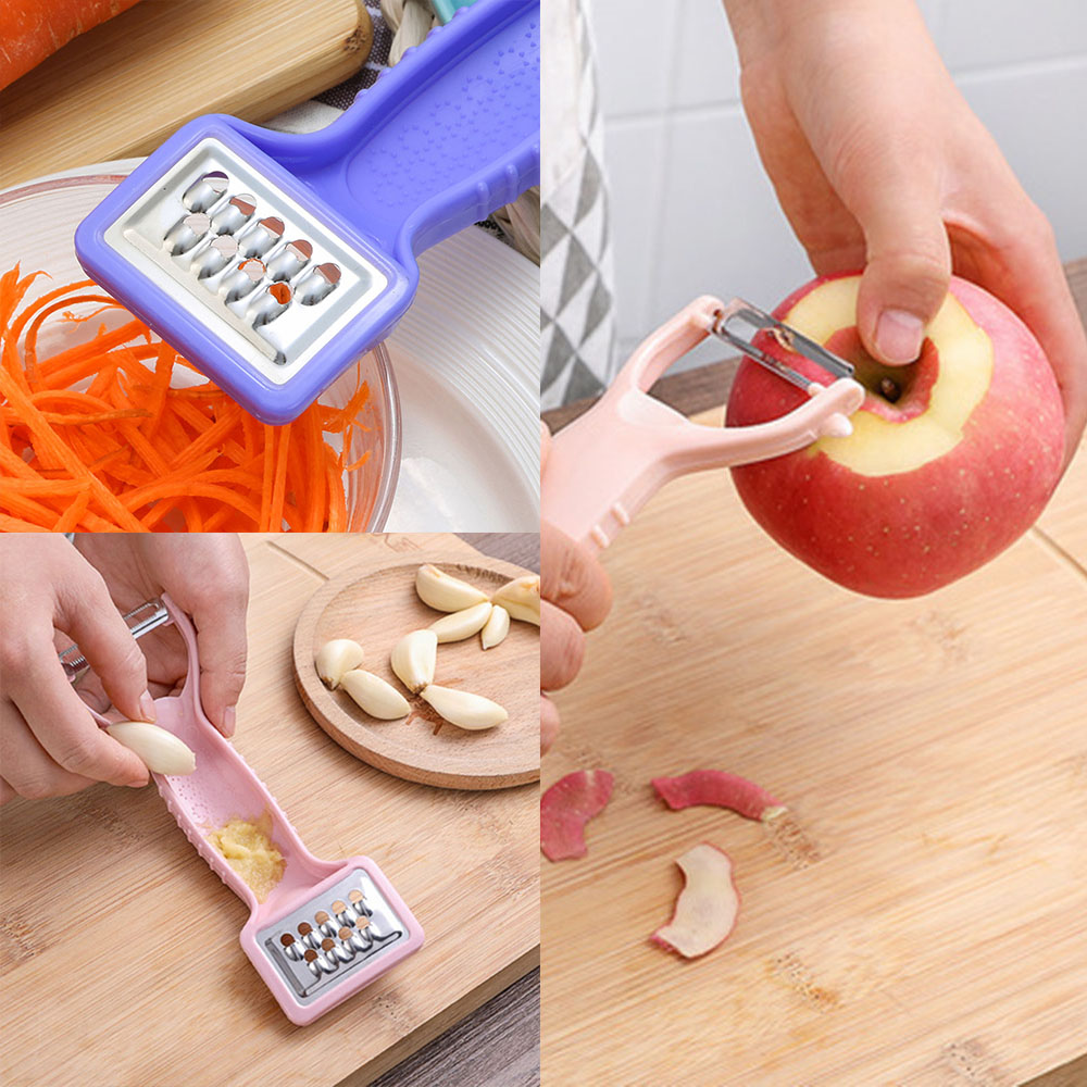 Dụng Cụ Gọt Vỏ Trái Cây 2 Trong 1 Tiện Lợi
