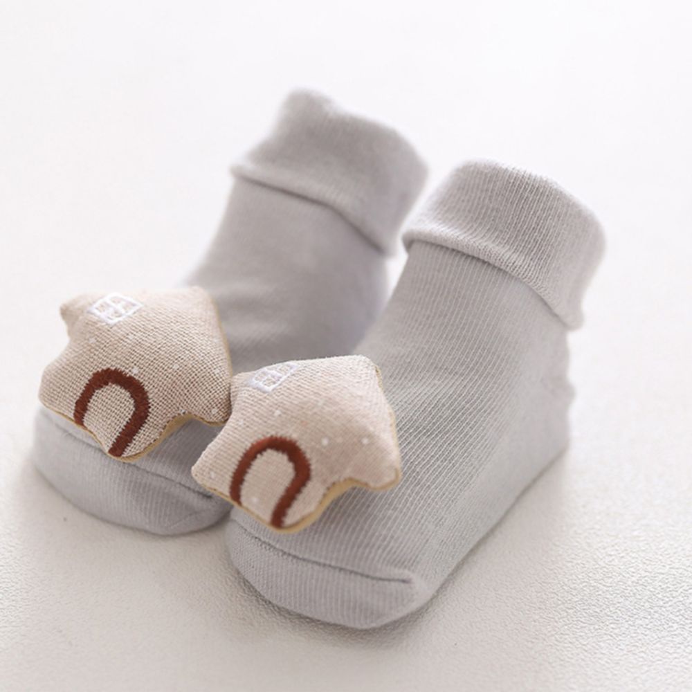 Tất chống trượt họa tiết 3D cho bé từ 0-3 tuổi