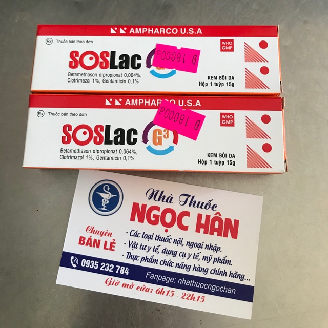 SOSLAC BÔI NGOÀI DA