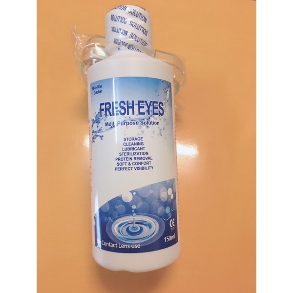 1 chai nước ngâm Lens Fresh Eyes 150ml