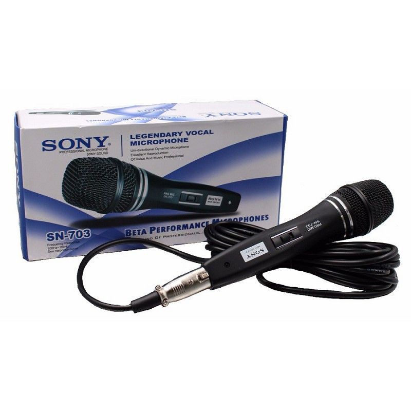 [XÃ KHO] MIC KARAOKE CÓ DÂY SONY SN-703, ARIRANG MI-3.6B, SHUBOLE K-1 II, SHUPU SM-818A, SHUNISON SN-699A [HCM]