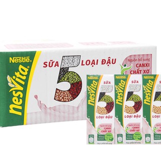 THÙNG 30 HỘP USỮA NESVITA NESTLE 5 LOẠI ĐẬ 180ML