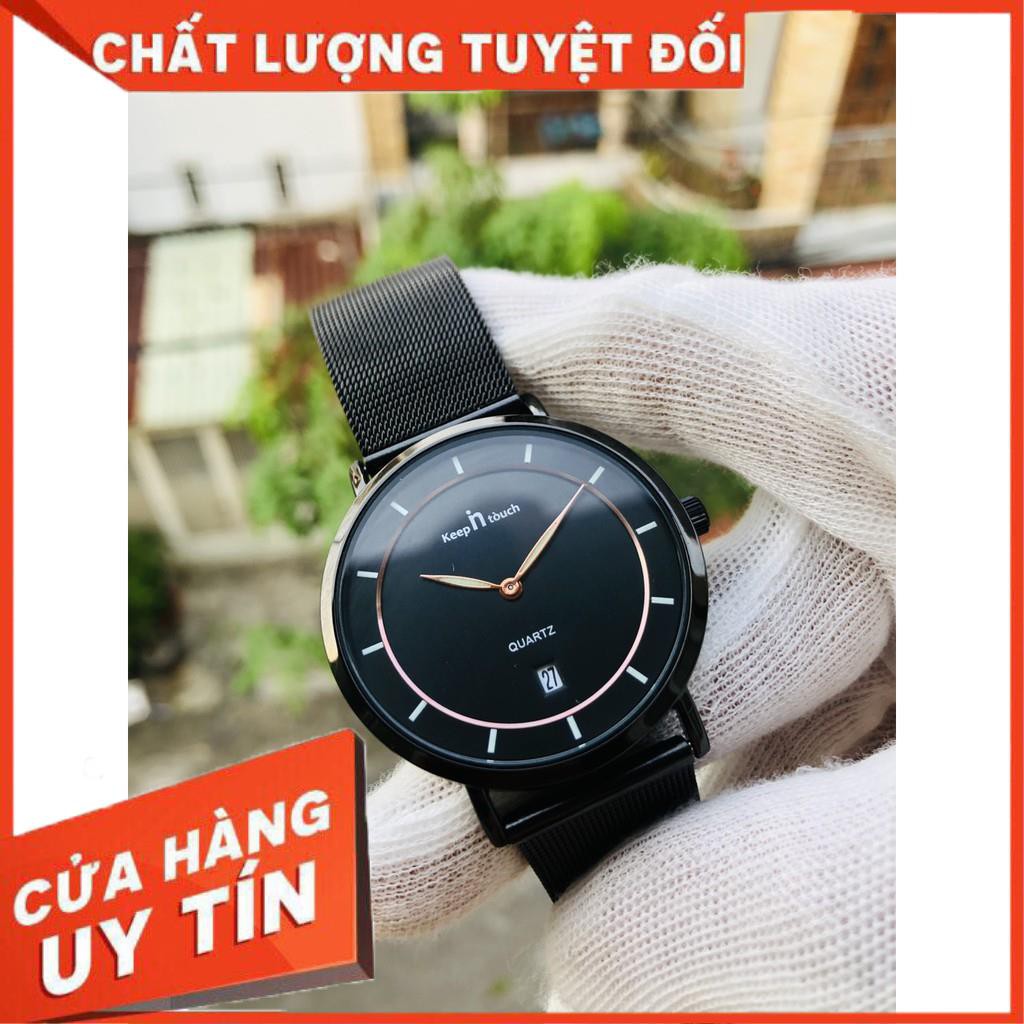 ĐỒNG HỒ NAM KEEP IN TOUCH CHÍNH HÃNG NAM DÂY LƯỚI CAO CẤP (TẶNG KỀM HỘP VÀ PIN , PHỤ KIỆN THÂU DÂY)