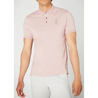 Áo polo nam đẳng cấp thương hiệu SURE Fashion màu hồng nhạt - BST01H