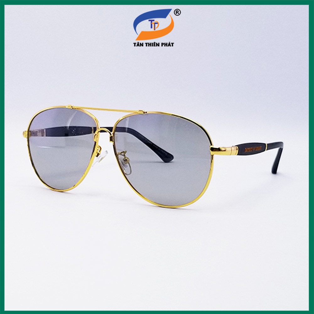 Kính mát nam mắt đổi màu đi ngày đêm TTP0028. Tròng Polarized phân cực trong suốt chống nắng và tia UV