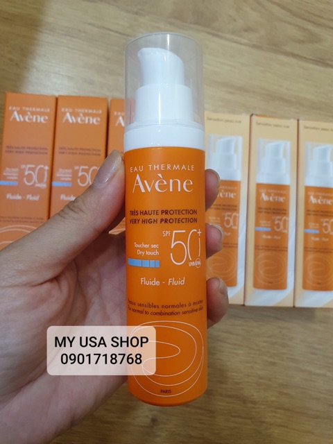 Xịt chống nắng SPF 50+ ❤️ XỊT CHỐNG NẮNG AVENE VERY HIGH PROTECTION  SPF 50+