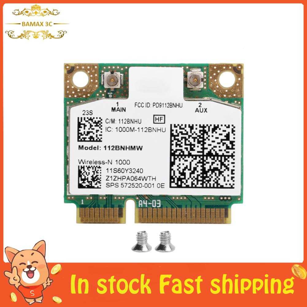 Thẻ Mạng Không Dây Bamaxis N 1000 112bnhmw 300mbps 802.11b / G / N
